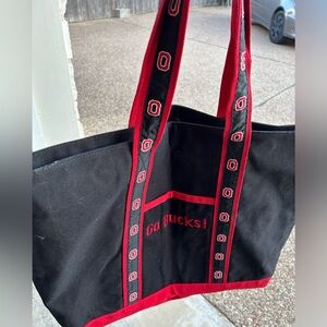 Custom Ohio University Bucks spirit Lg tote